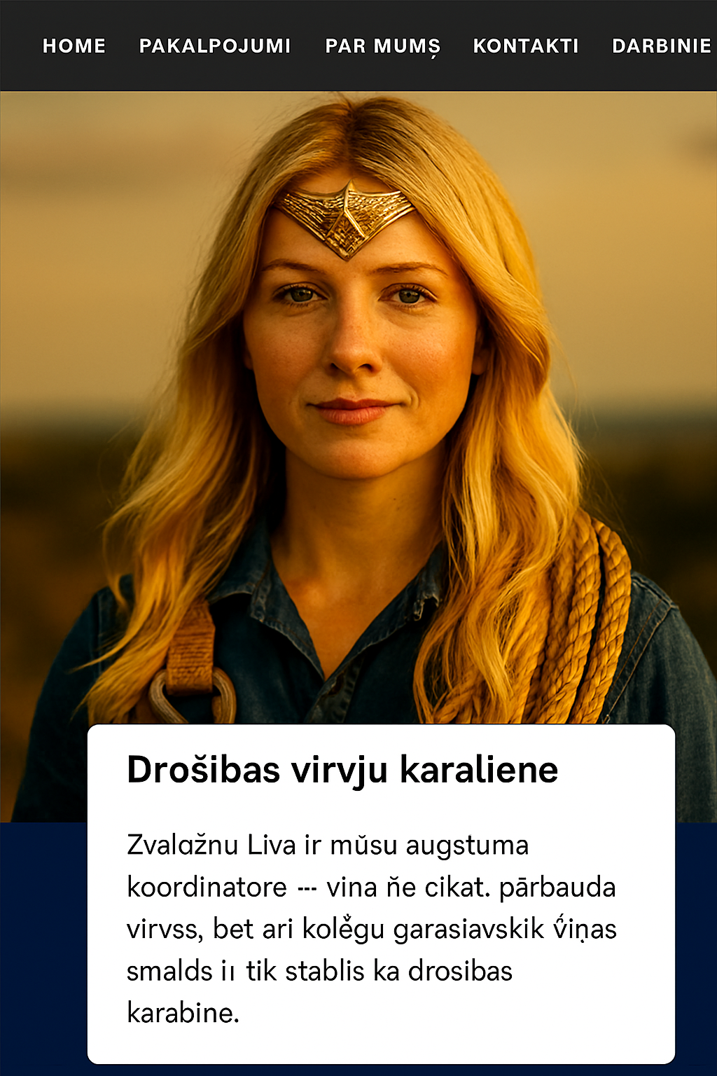 Līva komandas vidū